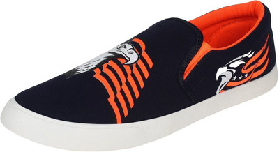 

Tempo Loafers For Men(Black, Orange