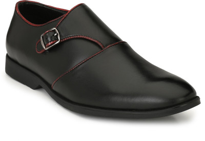 

Asken Atelier Monk Strap For Men(Black