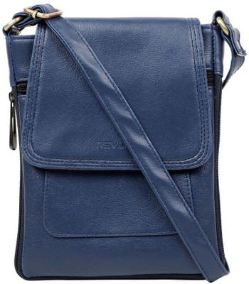 

Revorg Girls Evening/Party Blue PU Sling Bag