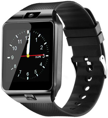 

Enew DZ09-BLACK XT-7 oppo 4G smart watch with camera, memory card and sim card support and fitness tracker Smartwatch BLACK Smartwatch(Black Strap Free Size)