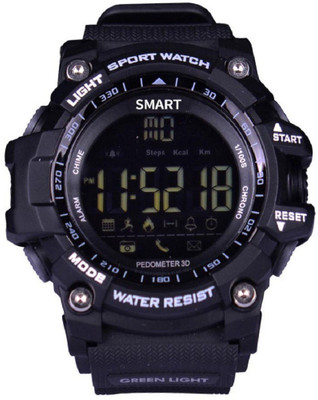 

KUKSHYA EX16 Pro Waterproof Smart Watch Bluetooth 4.0 & IP67 Waterproof 04 Smartwatch(Black Strap Free Size)