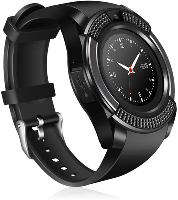 

Enew Circular V8 GT Black Smartwatch(Black Strap Free Size)