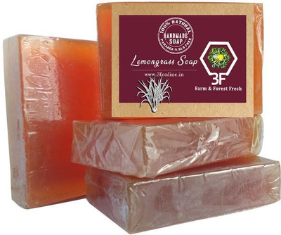 

3F HANDMADE LEMONGRASS SOAP Pack of 4(400 g, Pack of 4)