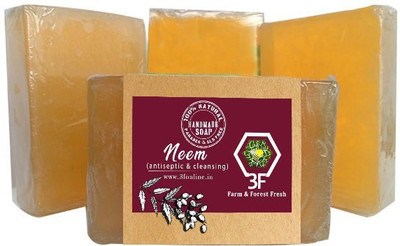 

3F Handmade Neem Soap Bar Pack of 4(400 g, Pack of 4)
