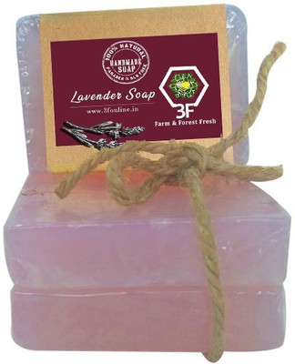 3F Lavender Soap Bar pPack of 4(400 g, Pack of 4)