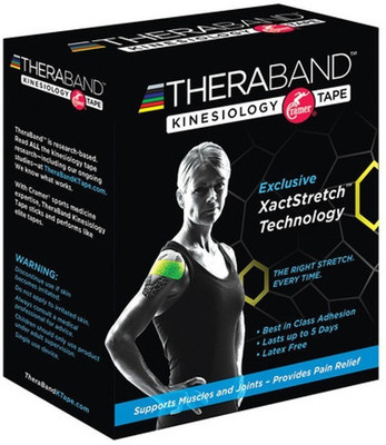 Thera-Band Kinesiology Support Tape(Black, Grey)