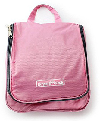 

PackNBuy Hanging Make up Cosmetic Pouch Bag Travel Toiletry Kit(Pink)