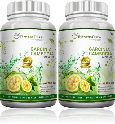 

Fitnesscure 100% Natural Pure Garcinia Cambogia 800 Mg (60 Capsules)(250 g)