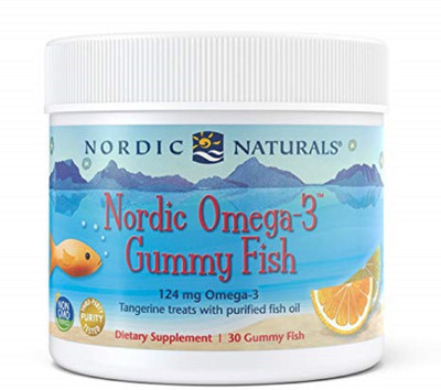 

Nordic Naturals Nordic Naturals, Nordic Omega-3 Gummy Fish, Tangerine Treats,(30 No)