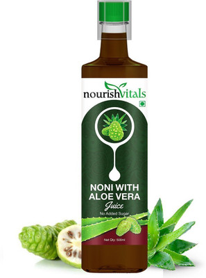

NourishVitals Noni With Aloe Vera Juice (No Added Sugar)(500 ml)