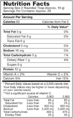 

Jarrow Formulas Jarrow Formulas, Organic, Brown Rice Protein Concentrate, Chocolate Flavor, Powder,(532 g)