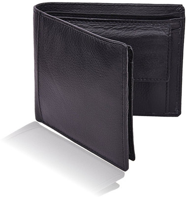 

Huntsman Men Black Genuine Leather Wallet(7 Card Slots)