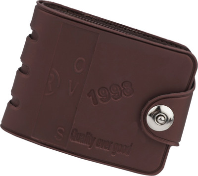 

Peacock Mundkar Boys Brown Artificial Leather Wallet(8 Card Slots)