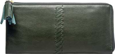 

Hidesign Women Casual Green Genuine Leather Wallet(2 Card Slots)