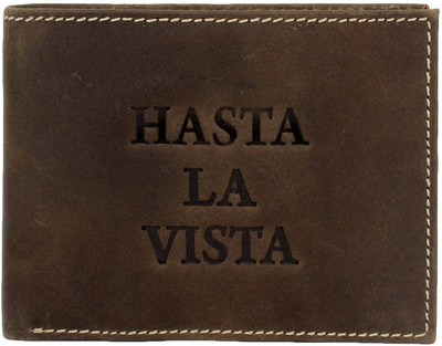 

K London Men Casual Brown Genuine Leather Wallet(4 Card Slots), Dark green
