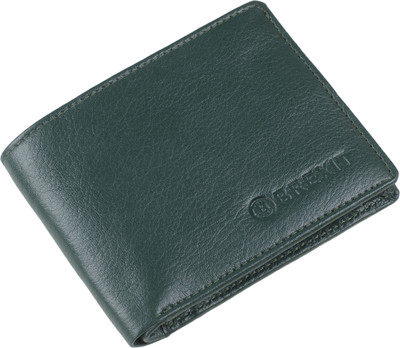 

Brexit Men Green Artificial Leather Wallet(5 Card Slots)