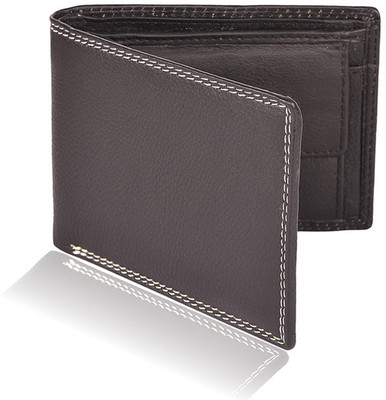 

Zeebros Men Black Genuine Leather Wallet(8 Card Slots)