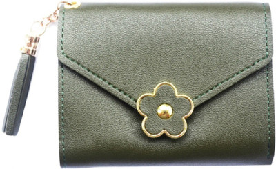 

JG Shoppe Women Casual Green Artificial Leather Wallet(5 Card Slots)