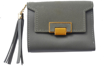 

JG Shoppe Women Casual Grey Artificial Leather Wallet(5 Card Slots)