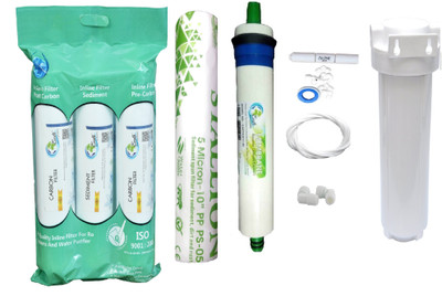 

Earth Ro System Water filter RO Service 1 Year Complete Water purifier Kit with candel mud58 Solid Filter Cartridge(0.5, Pack of 17)