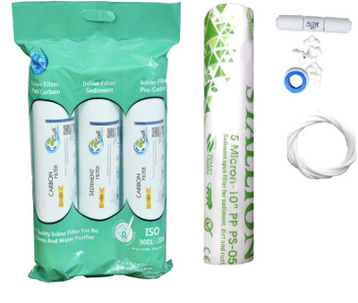 

Earth Ro System Water filter RO Service 1 Year Complete Water purifier Kit with candel mud84 Solid Filter Cartridge(0.5, Pack of 13)