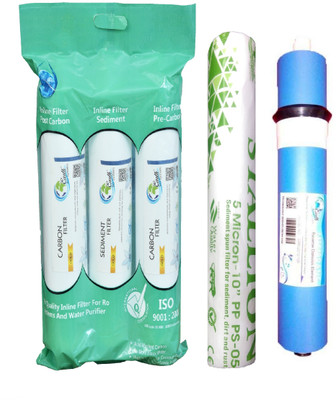 

Earth Ro System Water filter RO Service 1 Year Complete Water purifier Kit with candel mud30 Solid Filter Cartridge(0.5, Pack of 5)