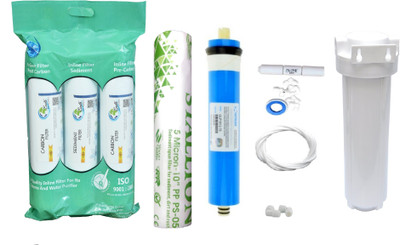 

Earth Ro System Water filter RO Service 1 Year Complete Water purifier Kit with candel mud61 Solid Filter Cartridge(0.5, Pack of 17)