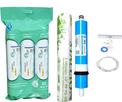 

Earth Ro System Water filter RO Service 1 Year Complete Water purifier Kit with candel mud54 Solid Filter Cartridge(0.5, Pack of 14)