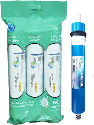 

Earth Ro System Water filter RO Service 1 Year Complete Water purifier Kit with candel mud19 Solid Filter Cartridge(0.5, Pack of 4)