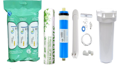 

Earth Ro System Water filter RO Service 1 Year Complete Water purifier Kit with candel mud79 Solid Filter Cartridge(0.5, Pack of 21)