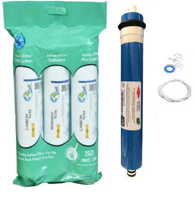 

Earth Ro System Water filter RO Service 1 Year Complete Water purifier Kit with candel mud11 Solid Filter Cartridge(0.5, Pack of 12)