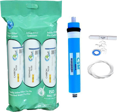

Earth Ro System Water filter RO Service 1 Year Complete Water purifier Kit with candel mud41 Solid Filter Cartridge(0.5, Pack of 13)