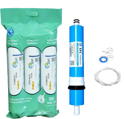 

Earth Ro System Water filter RO Service 1 Year Complete Water purifier Kit with candel mud18 Solid Filter Cartridge(0.5, Pack of 12)