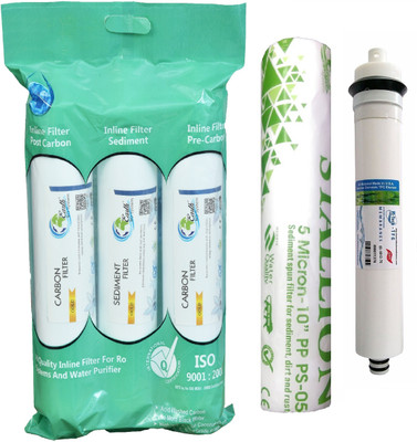 

Earth Ro System Water filter RO Service 1 Year Complete Water purifier Kit with candel mud35 Solid Filter Cartridge(0.5, Pack of 5)