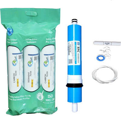 

Earth Ro System Water filter RO Service 1 Year Complete Water purifier Kit with candel mud45 Solid Filter Cartridge(0.5, Pack of 13)