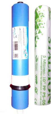 

Earth Ro System Water filter RO Service 1 Year Complete Water purifier Kit with candel mud3 Solid Filter Cartridge(0.5, Pack of 2)