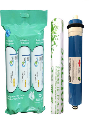 

Earth Ro System Water filter RO Service 1 Year Complete Water purifier Kit with candel mud29 Solid Filter Cartridge(0.5, Pack of 5)