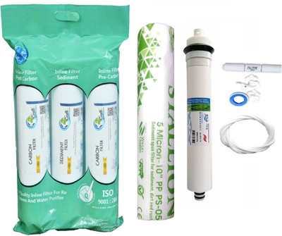 

Earth Ro System Water filter RO Service 1 Year Complete Water purifier Kit with candel mud53 Solid Filter Cartridge(0.5, Pack of 14)