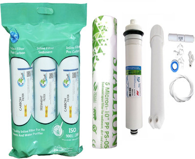 

Earth Ro System Water filter RO Service 1 Year Complete Water purifier Kit with candel mud71 Solid Filter Cartridge(0.5, Pack of 18)