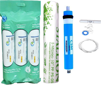 

Earth Ro System Water filter RO Service 1 Year Complete Water purifier Kit with candel mud50 Solid Filter Cartridge(0.5, Pack of 14)