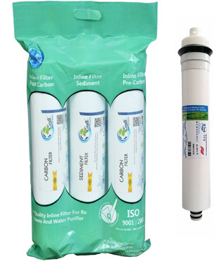 

Earth Ro System Water filter RO Service 1 Year Complete Water purifier Kit with candel mud26 Solid Filter Cartridge(0.5, Pack of 4)