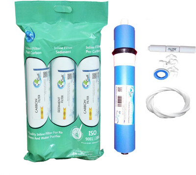 

Earth Ro System Water filter RO Service 1 Year Complete Water purifier Kit with candel mud39 Solid Filter Cartridge(0.5, Pack of 13)
