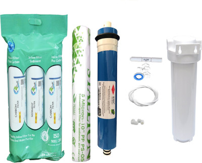 

Earth Ro System Water filter RO Service 1 Year Complete Water purifier Kit with candel mud56 Solid Filter Cartridge(0.5, Pack of 17)