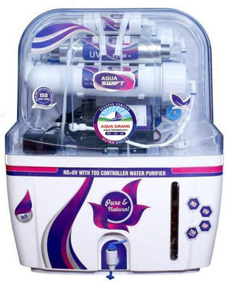 

Aquagrand Swift Aqua red 12 L RO + UV + UF Water Purifier(Blue)