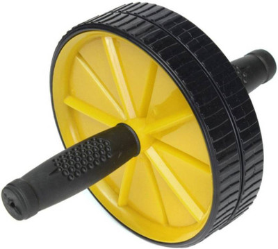 INSTAFIT Ab Wheel Roller With Knee Mat Ab Exerciser(Yellow)