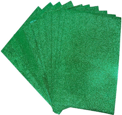 

GVAAS A3 Glitter eva foam sheets (TEN) GREEN