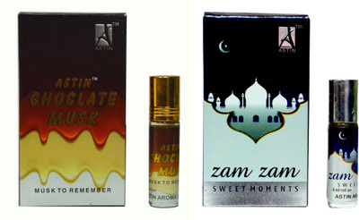 

Astin Chocolate Musk and Zam Zam UAE Edition Floral Attar(Davana)