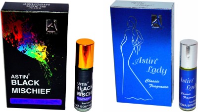 

Astin Black Mischief and Blue Lady UAE Edition Perfume - 12 ml(For Men & Women)