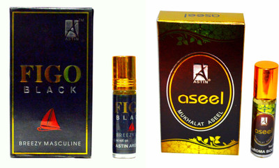 

Astin Figo Black and Aseel UAE Edition Floral Attar(Davana)