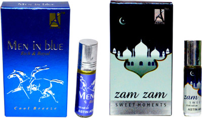 

Astin Men in Blue and Zam Zam special UAE Edition Floral Attar(Musk)